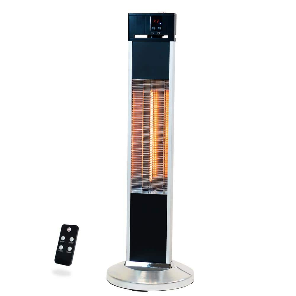 EdenBranch 1500-Watt Freestanding Carbon Fiber Patio Heater with Remote 141016