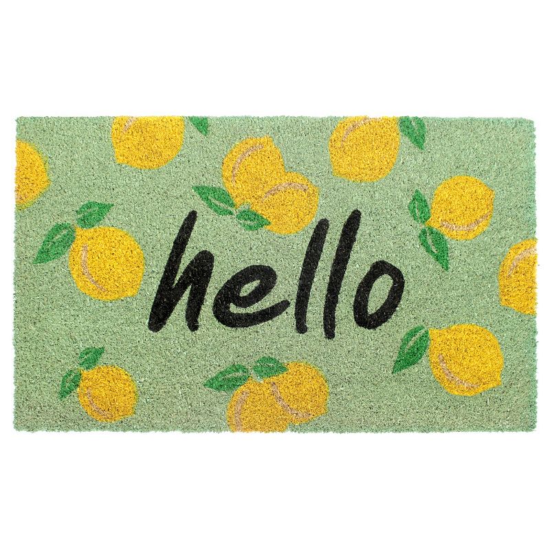 RugSmith Hello Mangoes Doormat - 18'' x 30''