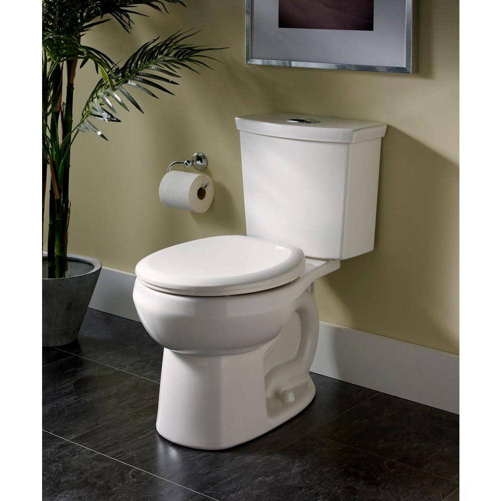 American Standard H2Option Tall Height 2piece 092128 GPF Dual Flush Elongated Toilet with Liner in White Seat Not Included