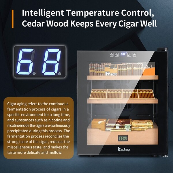 300 Cigar Cooler Humidor with Hygrometer