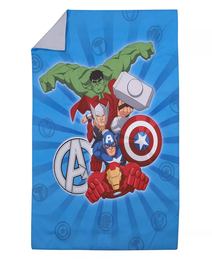 Marvel Avengers Team 4 Piece Toddler Bed Set