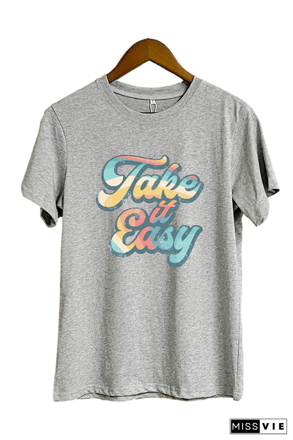 Take It Easy Graphic T-Shirt Wholesale