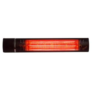 Hiland 1500-Watt Infrared Wall Mount Black Electric Patio Heater HIL-TW15R