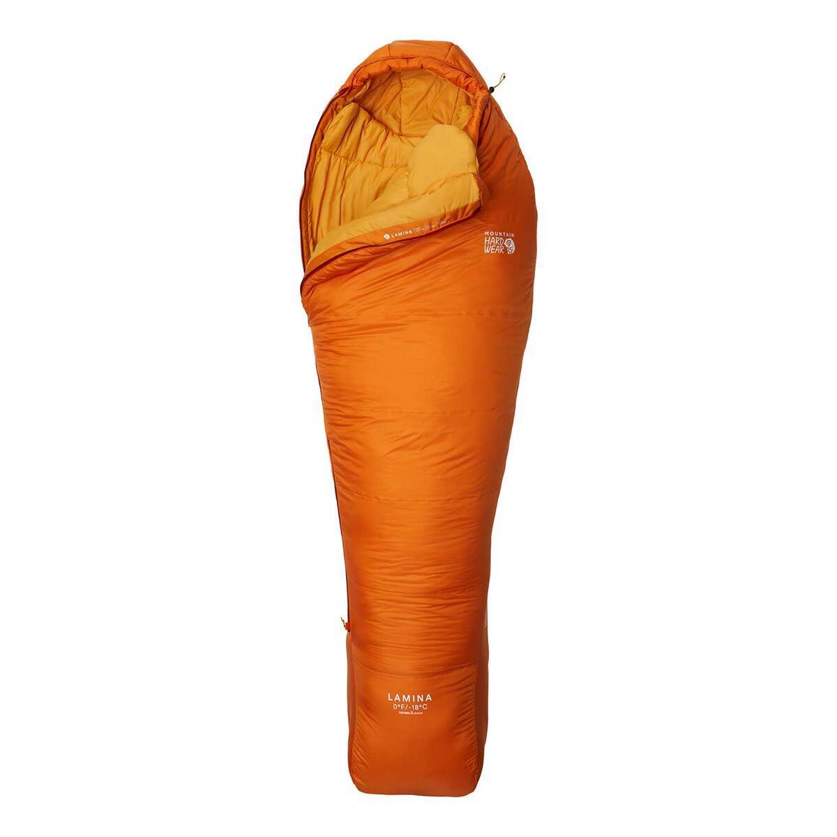 Mountain Hardwear Lamina 0 Degree Mummy Sleeping Bag  Instructor Orange