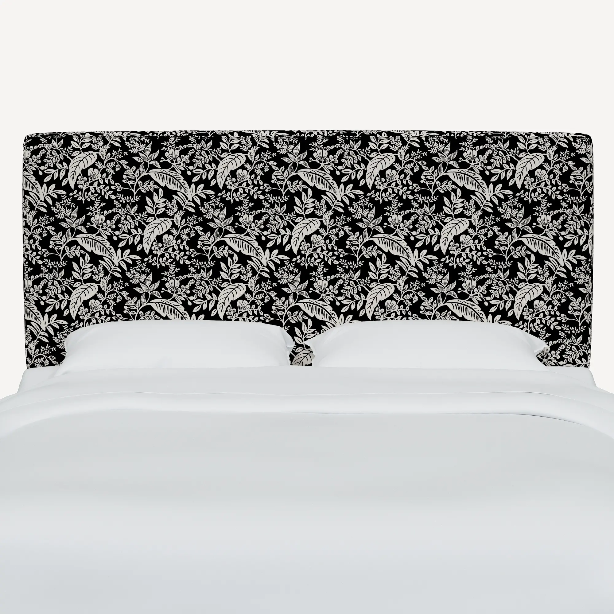 Rifle Paper Co Elly Canopy Black and Cream Twin Headboard