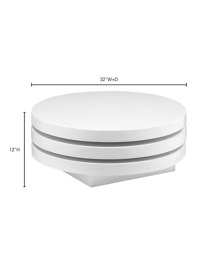 Moe's Home Collection Torno Coffee Table White