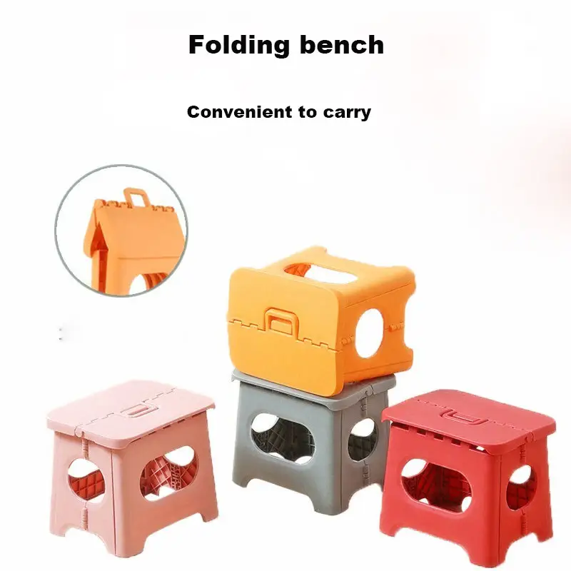 Outdoor folding stool and horse  Plastic folding stool outdoor portable   Japanese portable folding stool