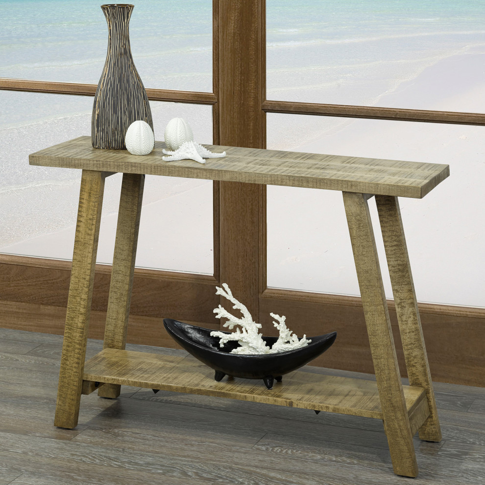 Rustic Modern Solid Wood Console Table   Rustic   Coffee And Accent Tables   by WHI  Houzz