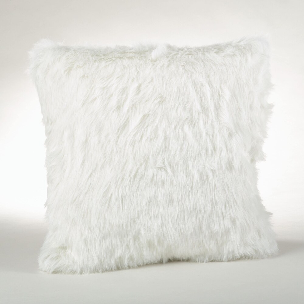 Faux Fur Throw Down Filled Pillow