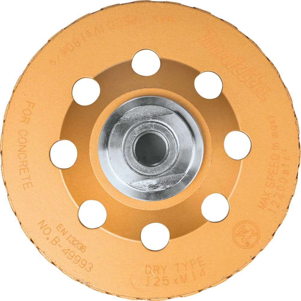 Makita 5 In. Low-Vibration Diamond Cup Wheel Turbo A-98871 from Makita