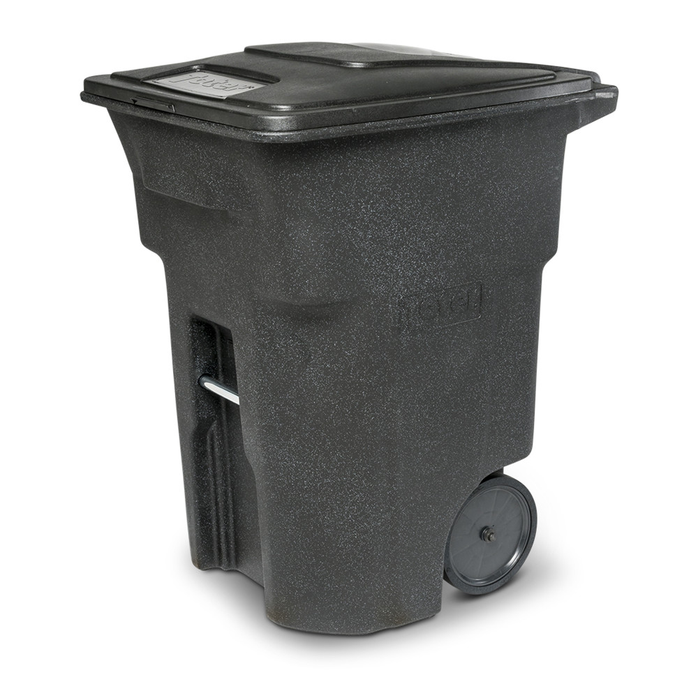 Toter 96 Gallon Trash Can with Smooth Wheels and Lid ;