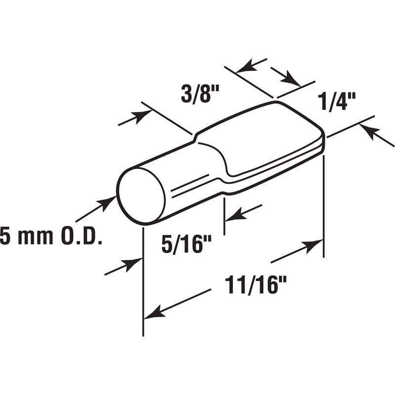 SHELF SUPPORT PEG STL