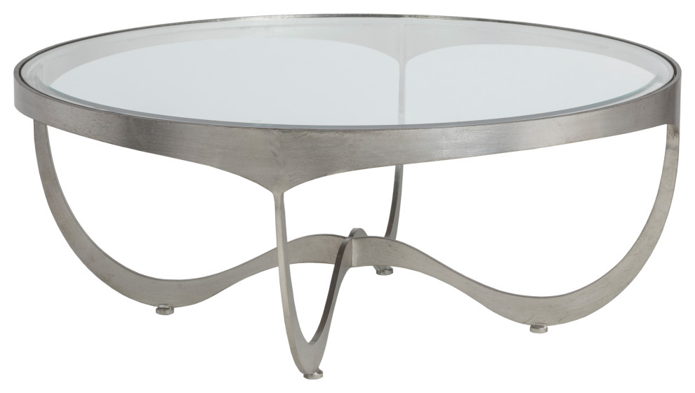 Sophie Round Cocktail Table   Contemporary   Coffee Tables   by Lexington Home Brands  Houzz