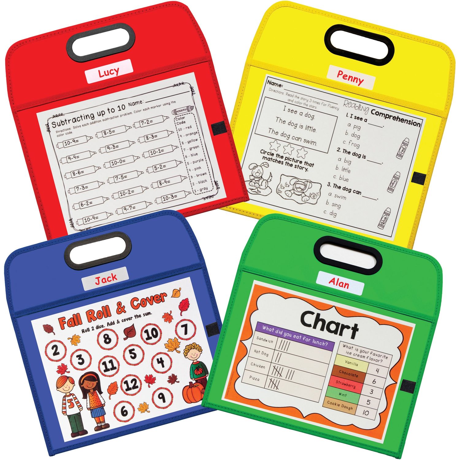 Portable Dry Erase Pockets - Study Aid by C-Line Products， Inc CLI40210