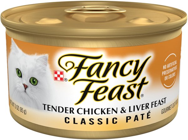 Fancy Feast Classic Tender Liver and Chicken Feast Canned Cat Food