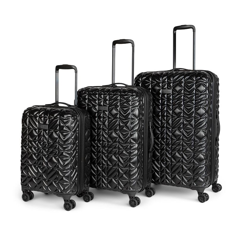 Stone Mountain Quilted 3-Piece Hardside Spinner Luggage Set