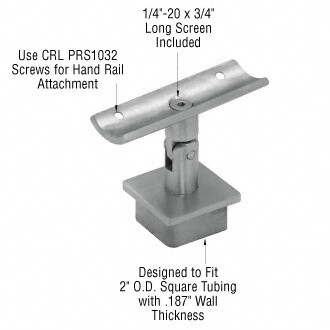 CRL Stainless 2 Square Post P Series Swivel Stand...