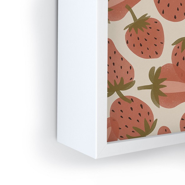 Alisa Galitsyna Strawberry Harvest Framed Mini Print Society6