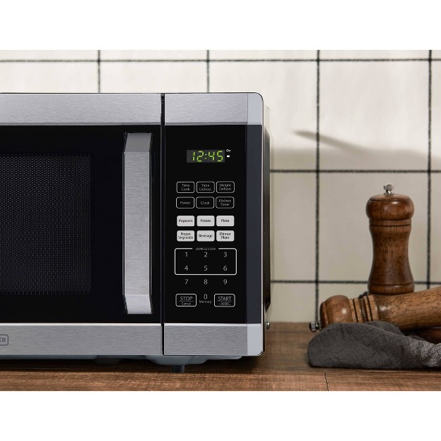 Black decker 0 9 Cu Ft 900w Microwave Oven Stainless Steel