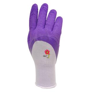 G  F Products 2030 Women Garden Gloves with Micro Foam Nitrile Coating Texture Grip (3 per Pack) 2030