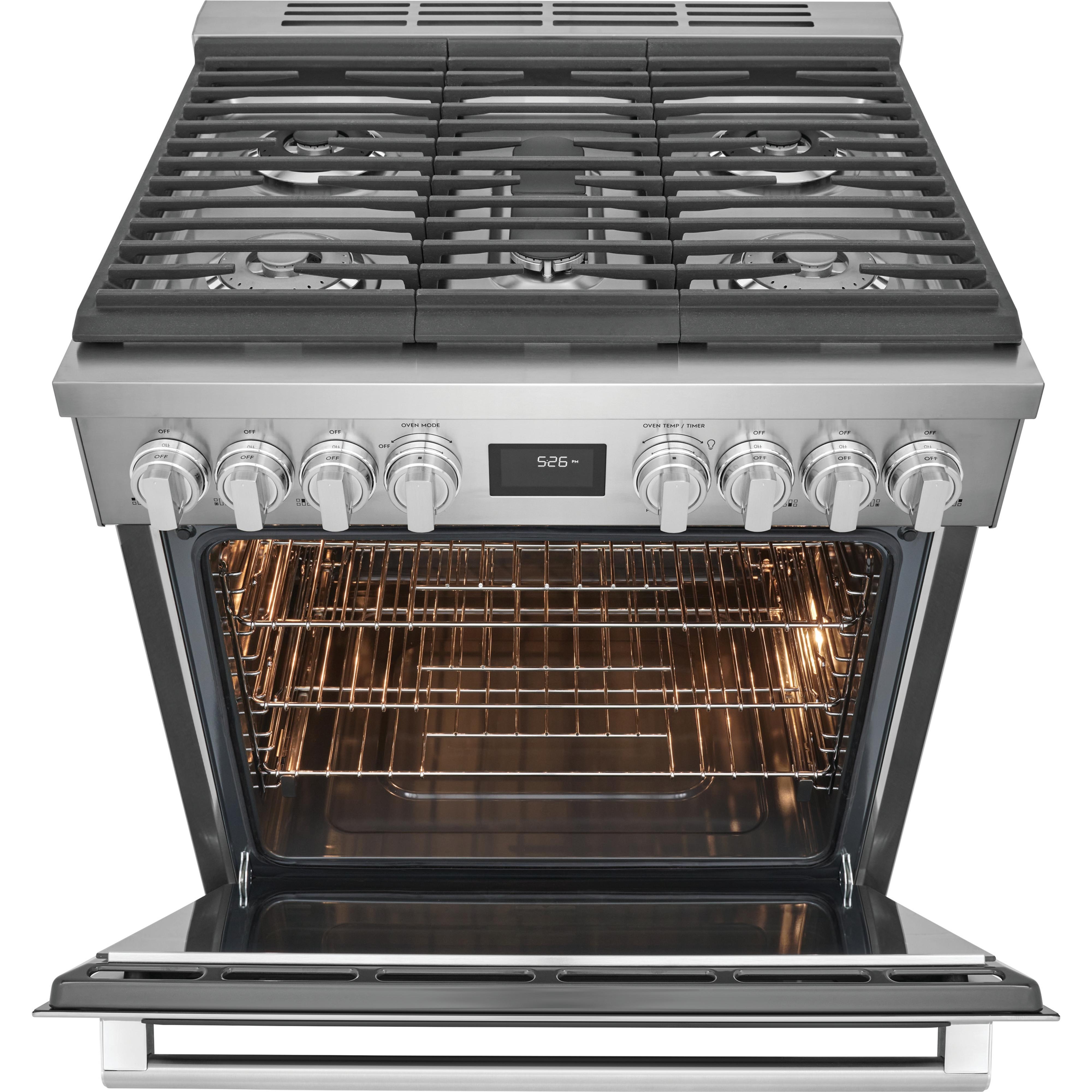 Electrolux 30-inch Dual-Fuel Freestanding Range ECFD3068AS