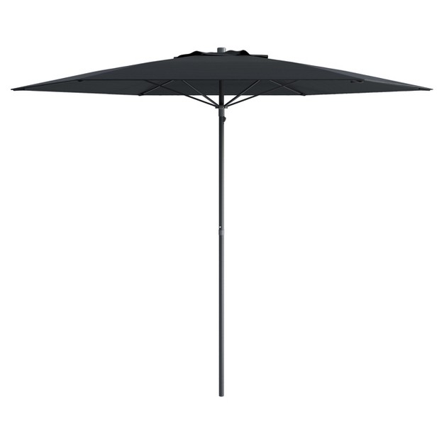 7 5 x27 X 7 5 x27 Uv And Wind Resistant Beach patio Umbrella Black Corliving