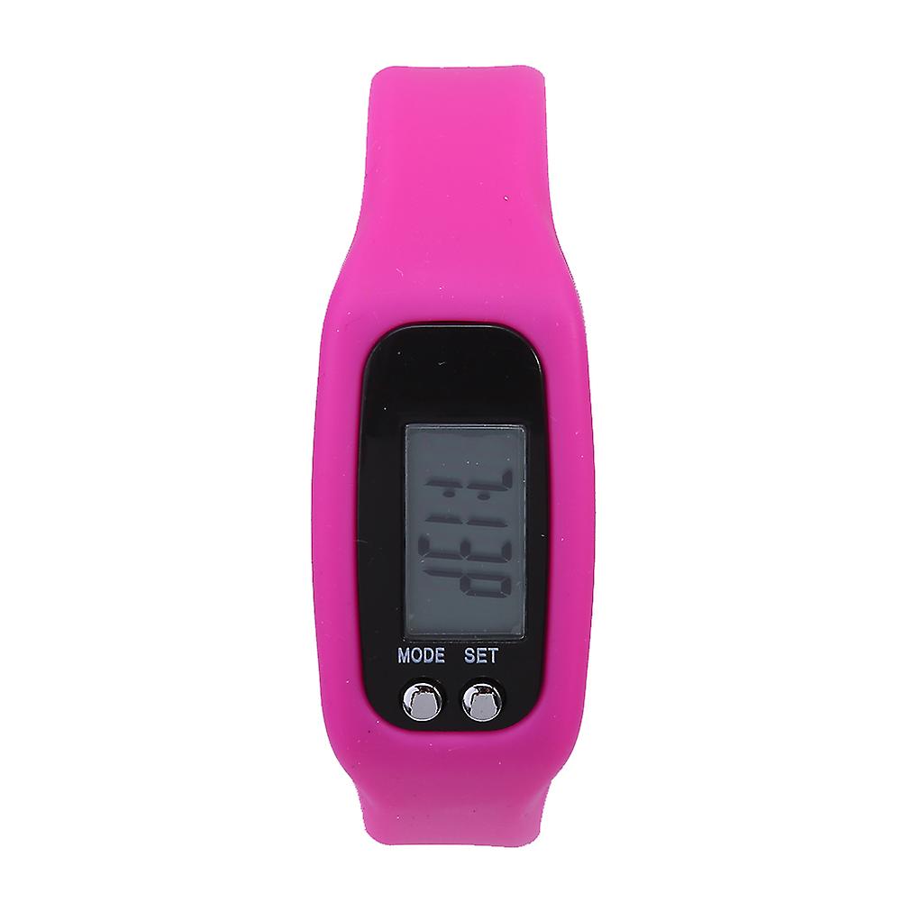 Smart Bracelet Watch Wristband Calorie Counter Pedometer Sports Fitness (rose Red)