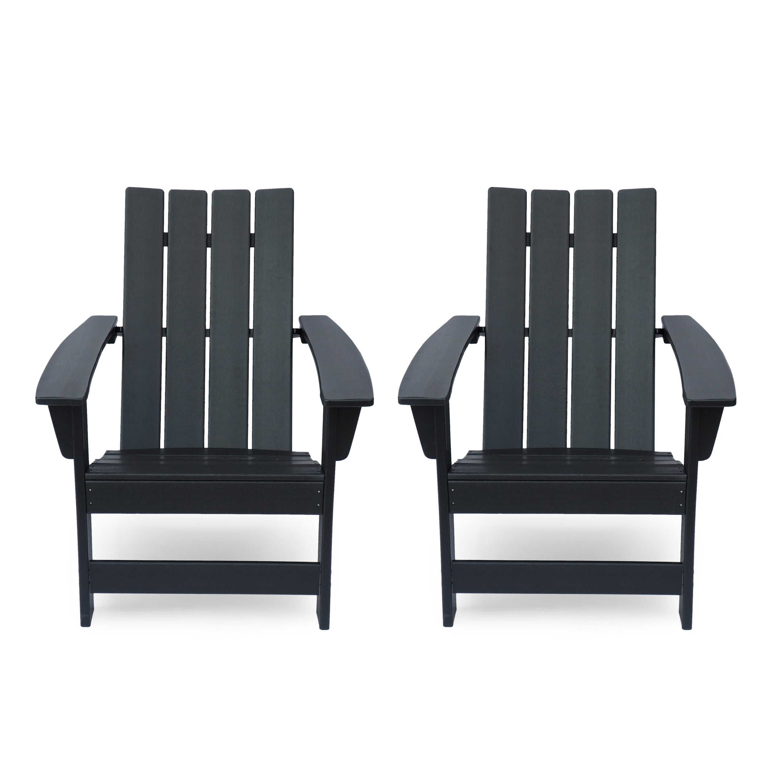 Panagiota Outdoor Contemporary Adirondack Chair (Set of 2)