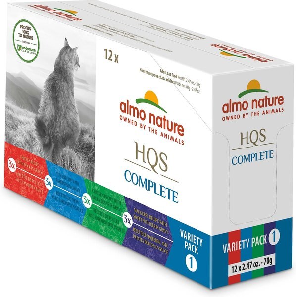 Almo Nature HQS Complete Variety Pack Canned Cat Food