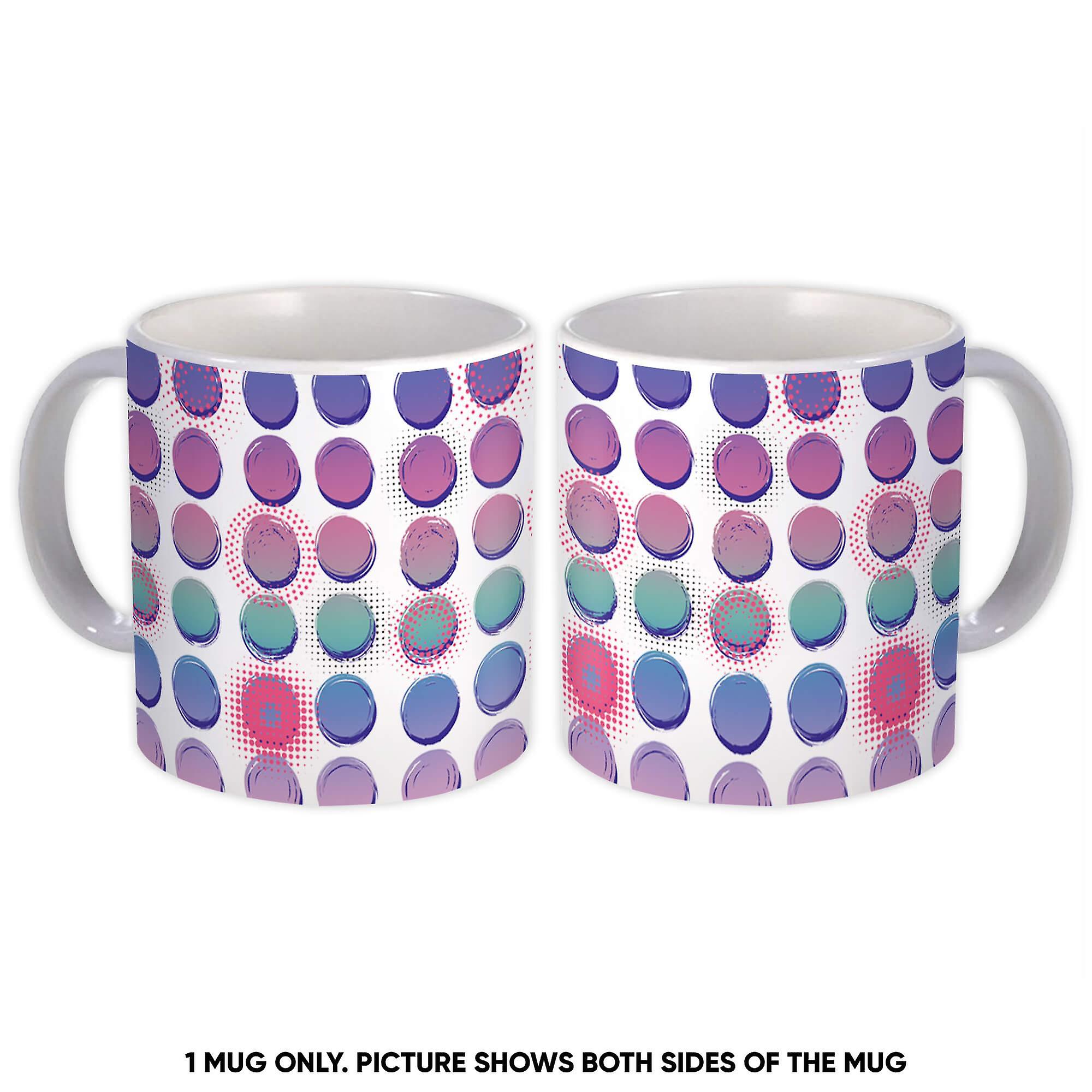 Gift Mug: Fun Art Polka Dots Print Abstract