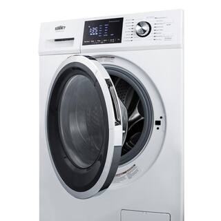 Summit Appliance 2.7 cu. ft. All-in-One Washer and Electric Ventless Dryer in White SPWD2202W