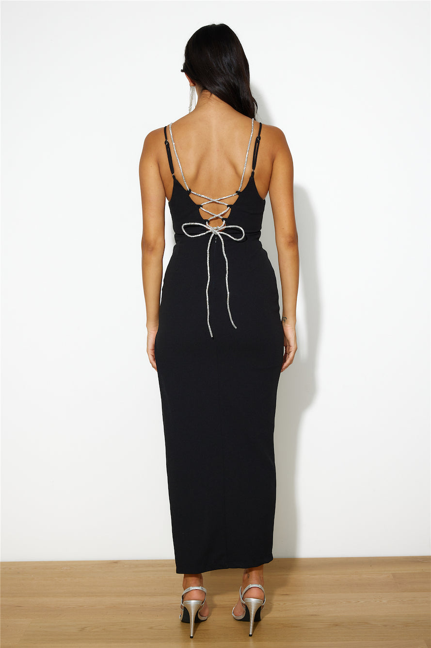 Spotlight On Her Midi Dress Black