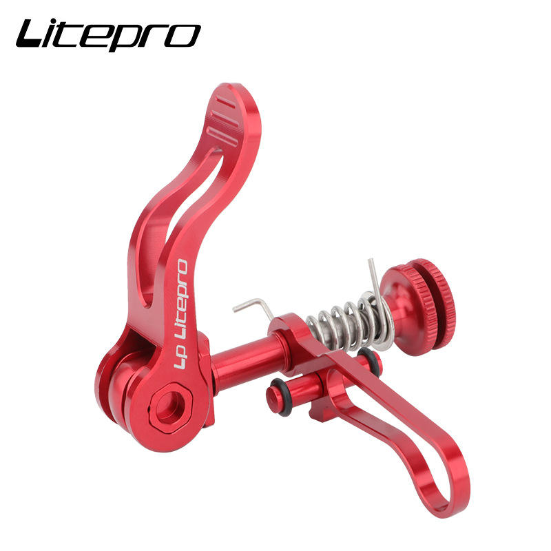 Aluminum oy Axle Cycling Seat Post Clamp Litepro Folding Bicycle Seatpost Clamp For Brompton Bike Parts