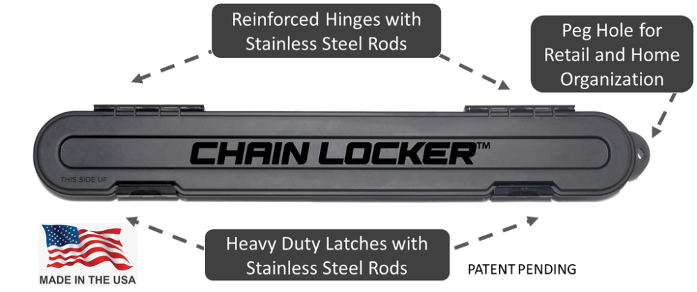 Chain Locker Chainsaw Chain Storage Case Orange ;