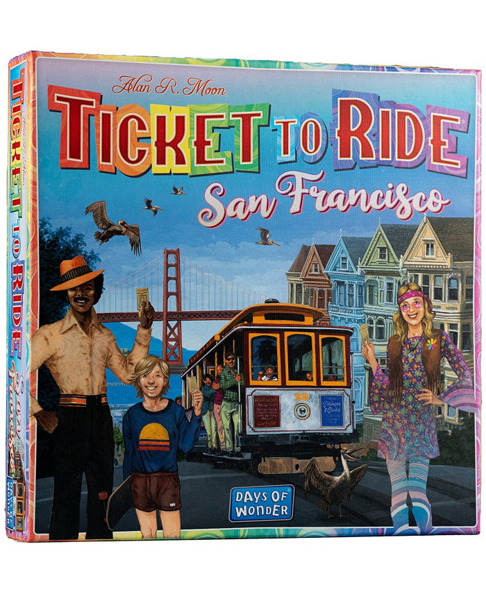 University Games Days of Wonder Ticket to Ride Strategy Game San Francisco