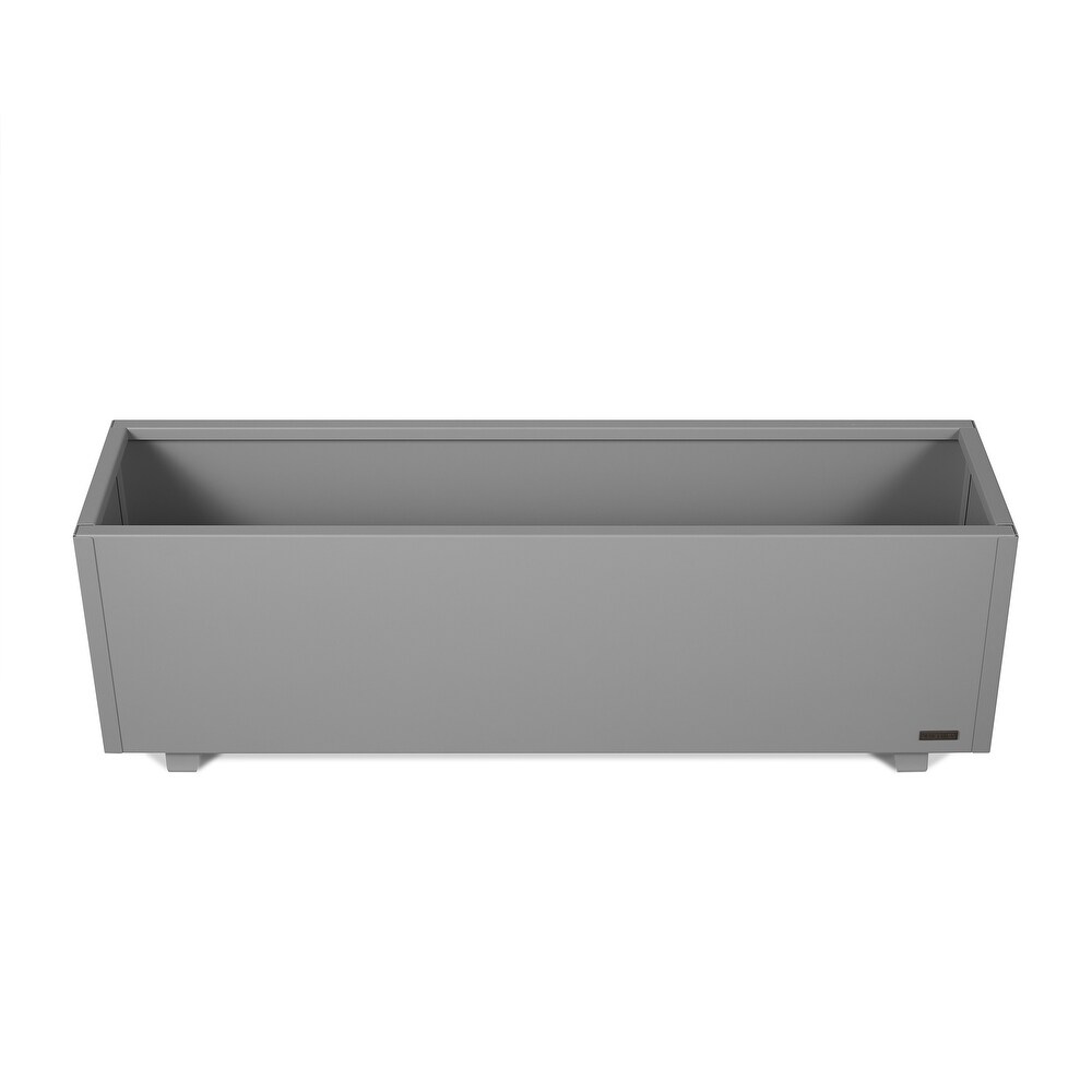 Pacifica Long Planter in Gray   48\