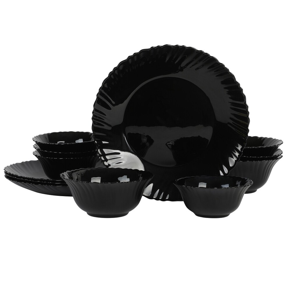 12 Piece Glass Dinnerware Set