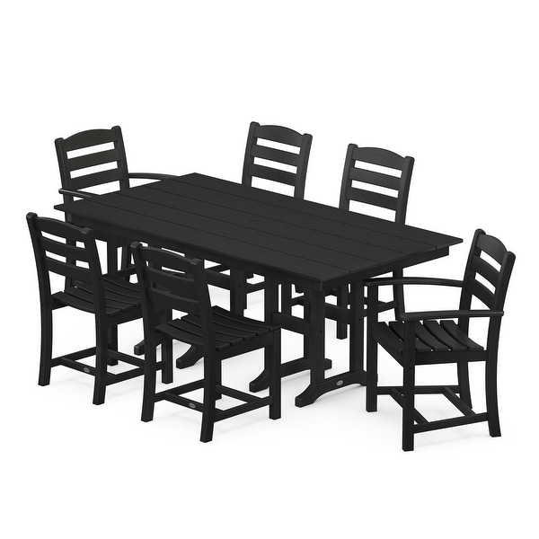 POLYWOOD La Casa Café 7Piece Farmhouse Dining Set