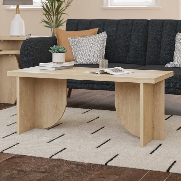 Voler Coffee Table， Light Oak