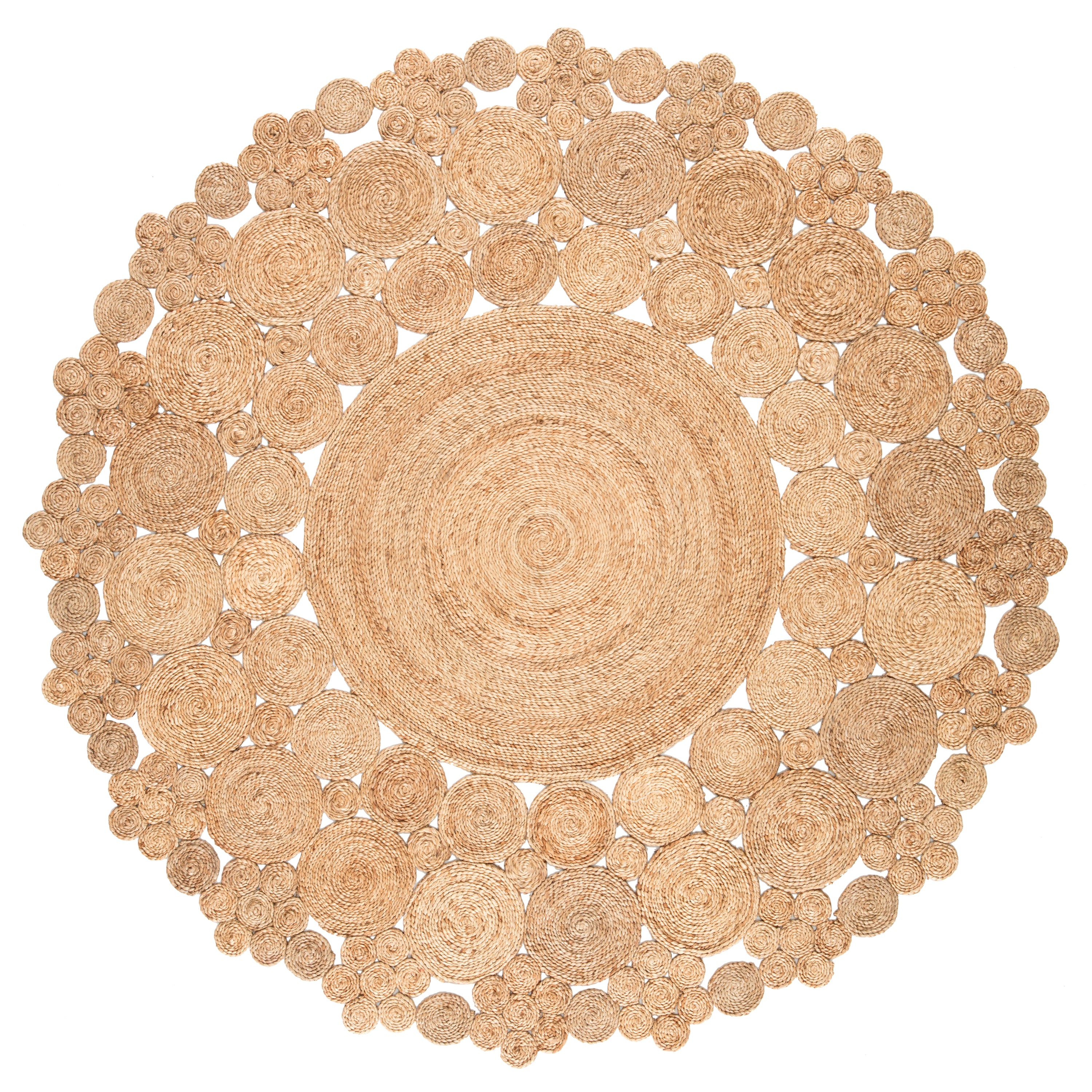 Marigold Natural Dots Beige Area Rug