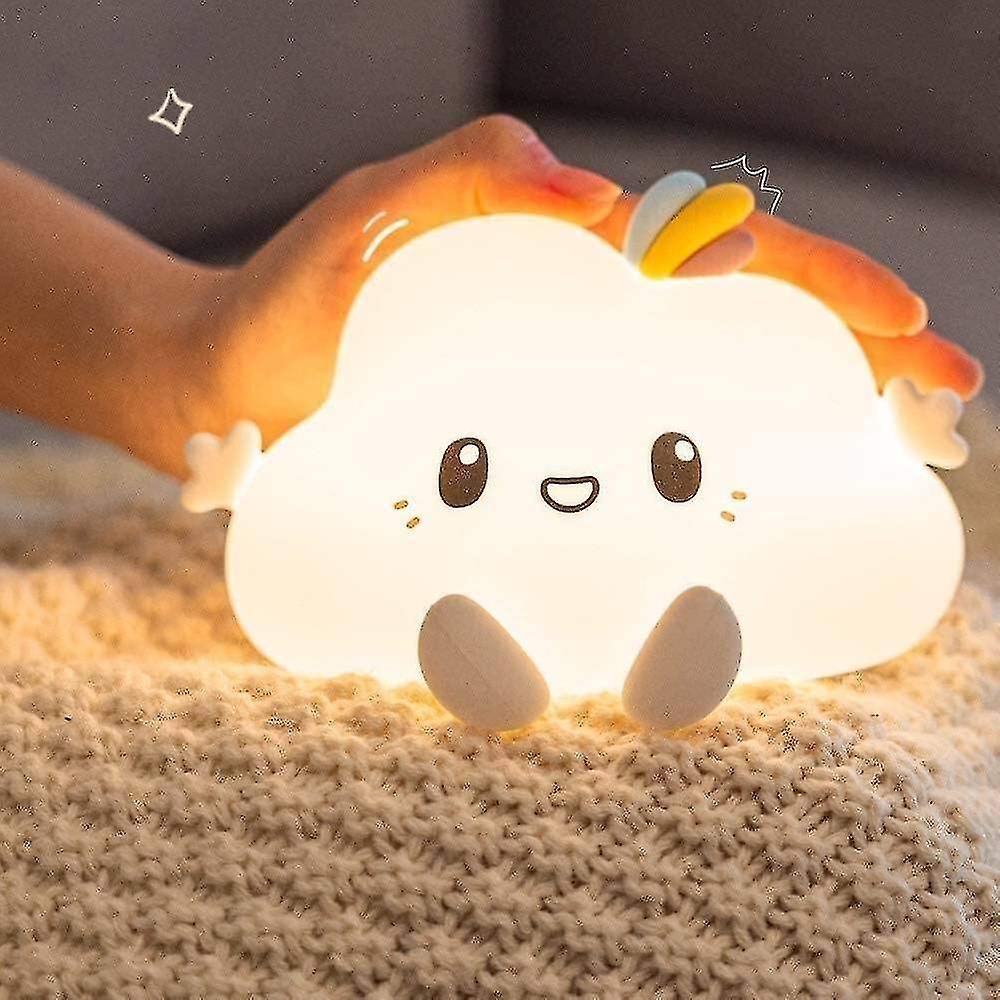 Cute Cloud Night Light    Night Light Kids Night Light  7 Color Changing Led Portable Cloud Light  U