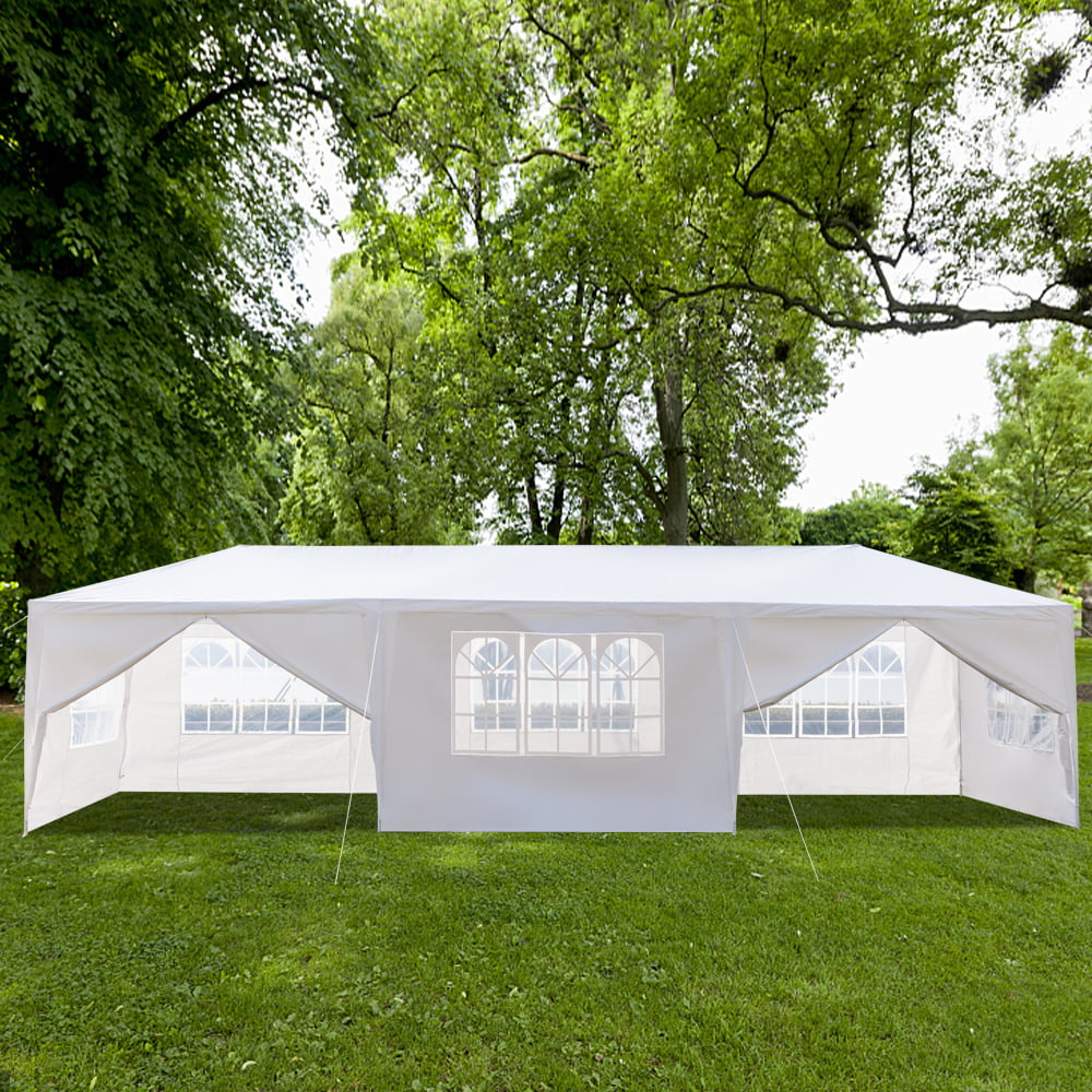 Zimtown 10' x 30' Party Tent Wedding Canopy Gazebo Pavilion w/8 Side Walls