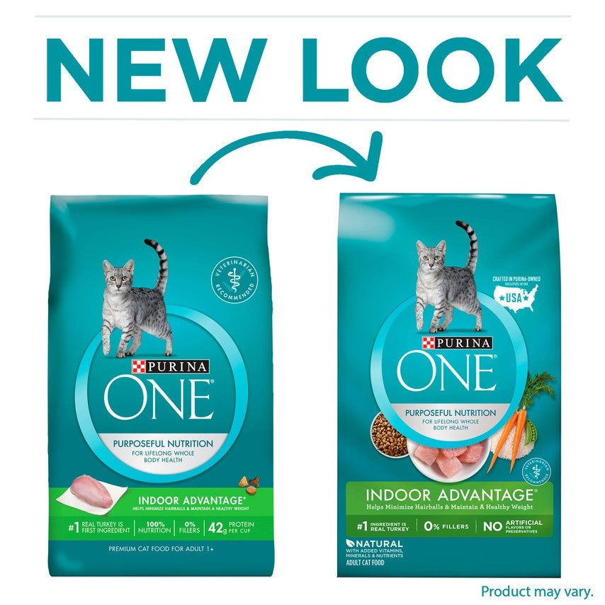 Purina ONE Indoor Advantage Hairball  Healthy Weight Formula Dry Cat