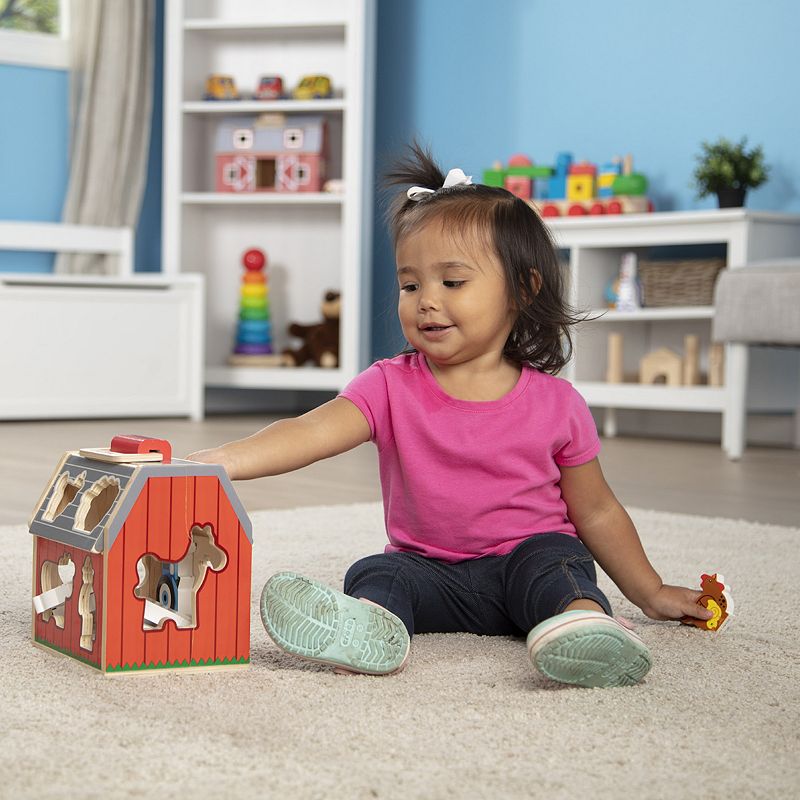 Melissa and Doug Take-Along Sorting Barn