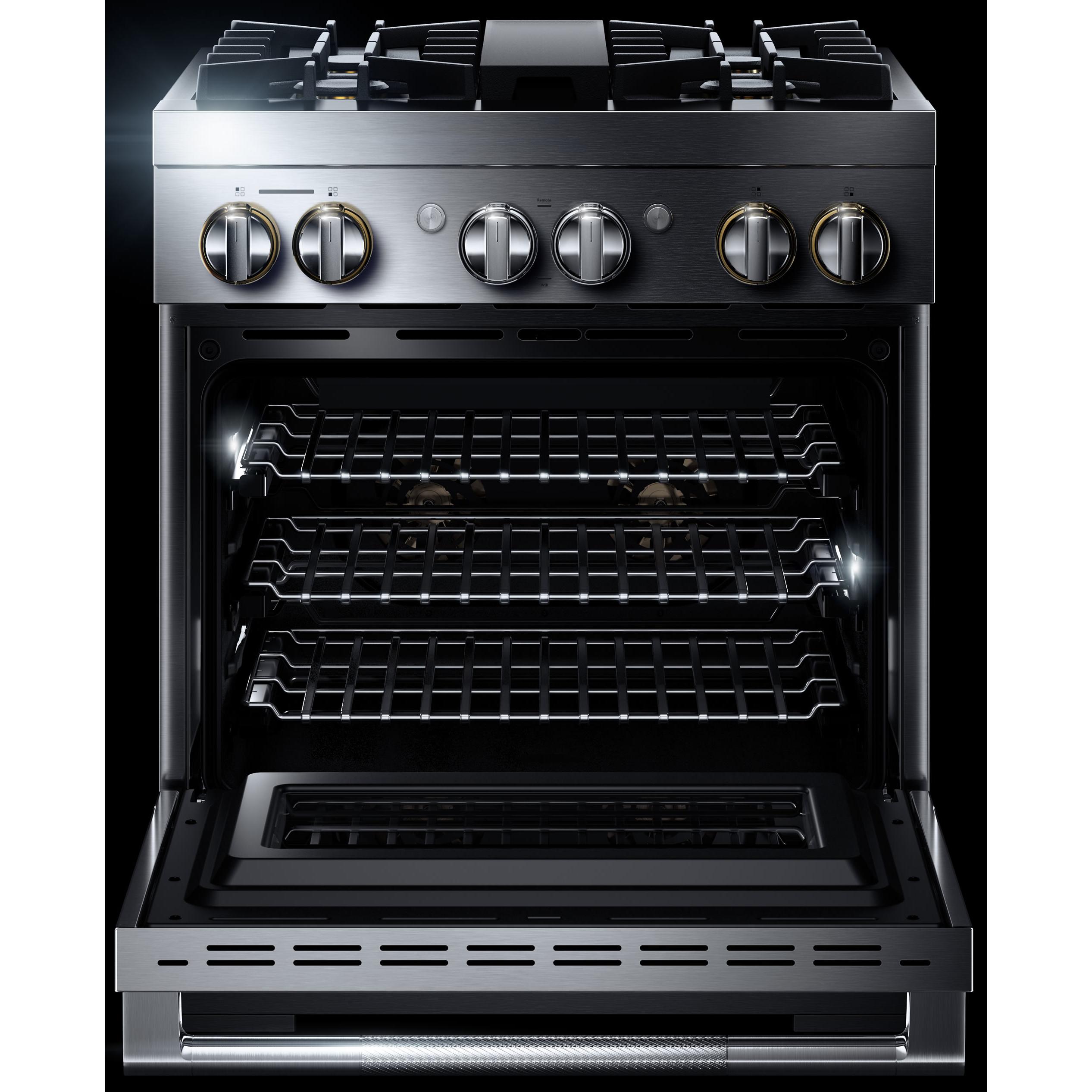 JennAir 30-inch Freestanding Dua-Fuel Range with JennAir® Culinary Center JDRP430HL