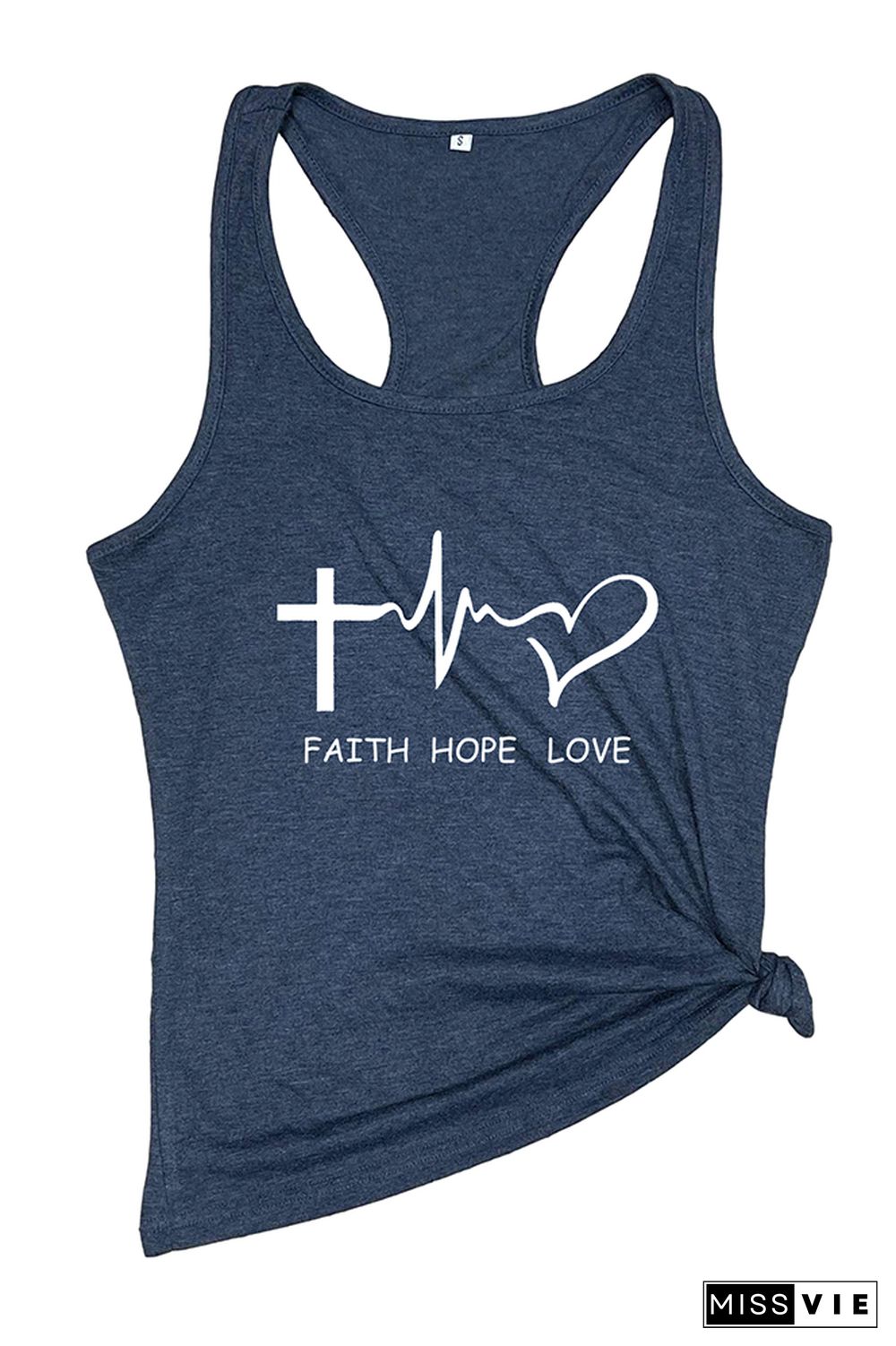 Faith & Hope & Love Sleeveless Tank Top Wholesale