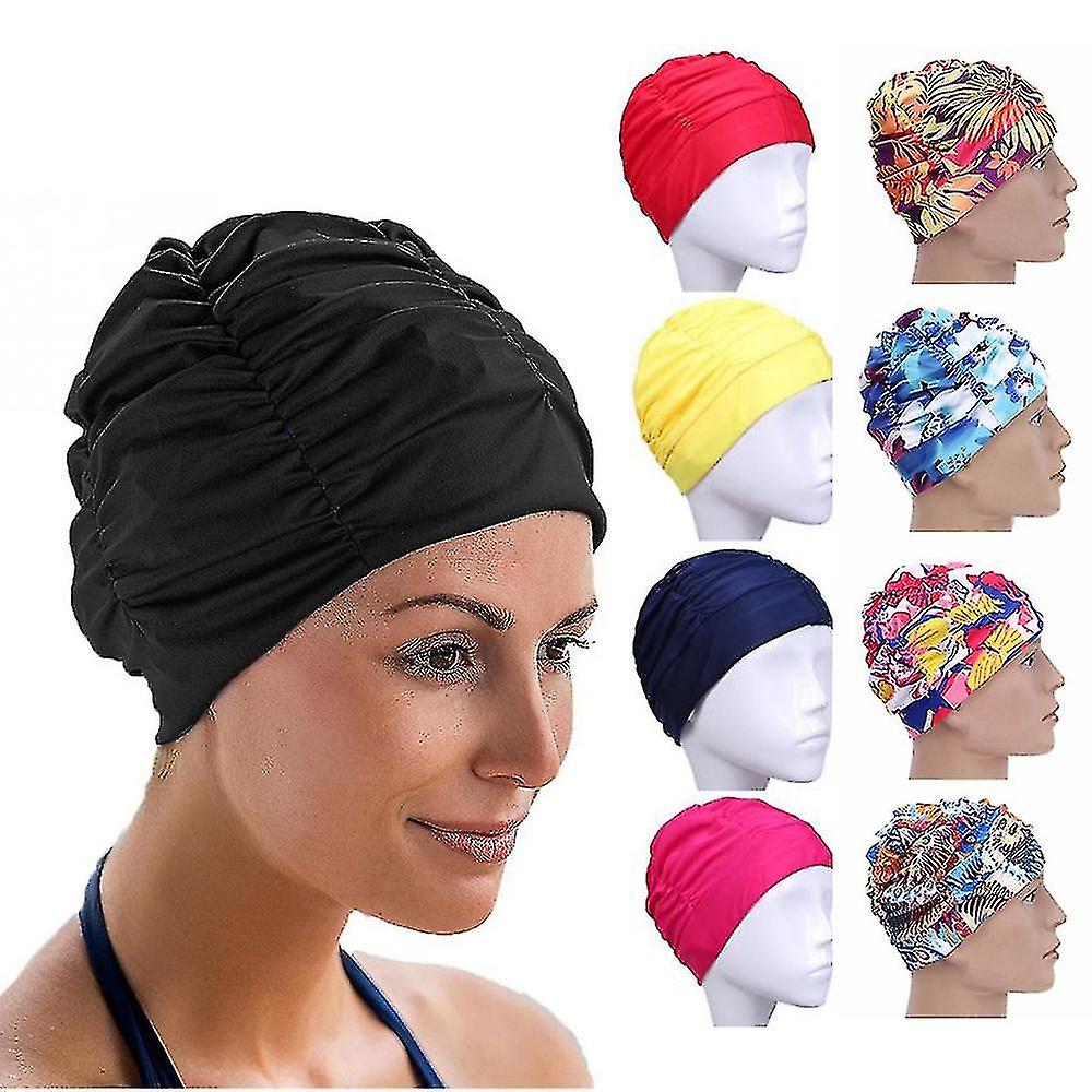 High Elastic Swimming Cap Men Women Free Size