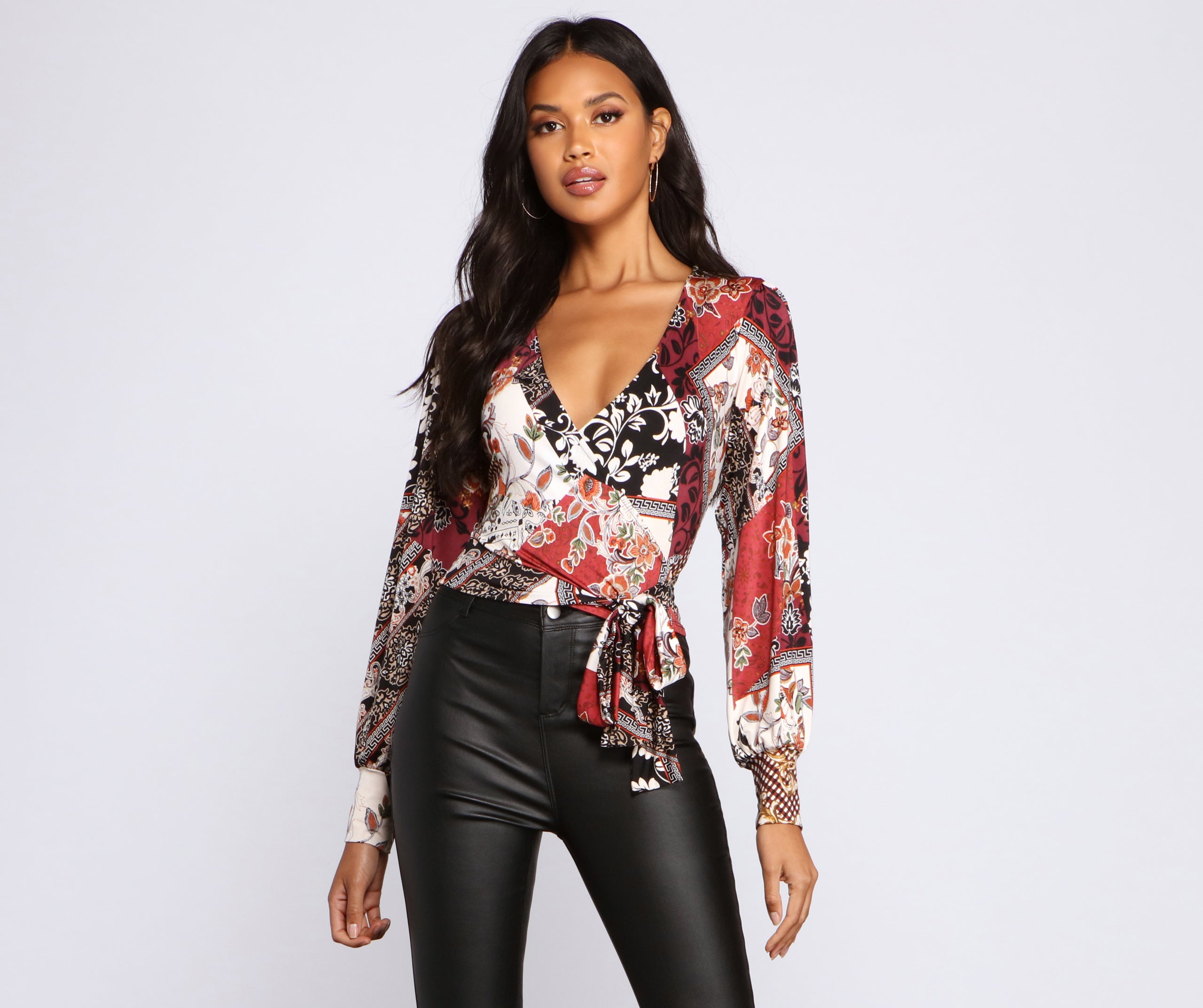 Wrapped In Bohemian Glam Top