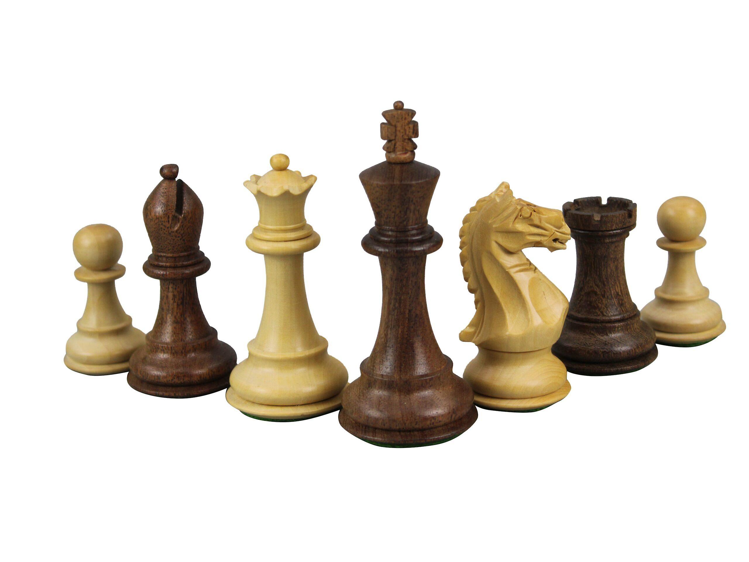 Fierce Knight Chess Pieces Staunton Sheesham Boxwood 3.75 Inch