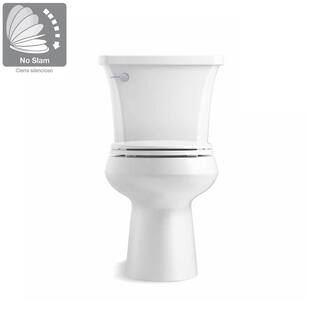 KOHLER Highline Arc the Complete Solution 2-Piece 1.28 GPF Single Flush Round-Front Toilet in White Seat Included (9-Pack) K-78253-9-0